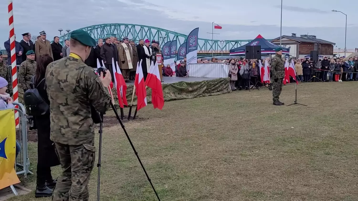 Arcybiskup A.Dzięga do żołnierzy. Gryfino18.12.2023